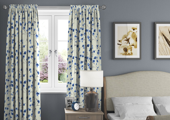 Como, Indigo - Made to Measure Curtains - Image 3